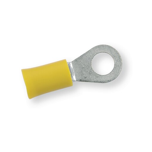 Isolierter Verbinder 6,5 mm gelb